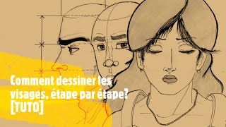 Comment dessiner les visages sous plusieurs angles de vues Etape par étapeastucedessin tutorial [upl. by Akirehs]