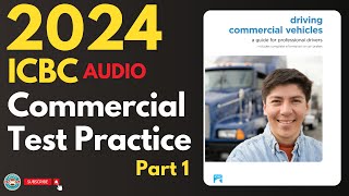 ICBC Commercial Drivers License Practice Test Part 1  Audio  Canadian Driver Knowledge Tests [upl. by Tami]