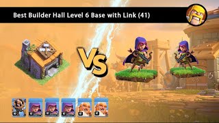 Best Builder Hall Level 6 Base with Link 41 [upl. by Carlotta231]