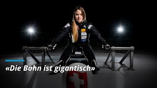 Rodlerin Natalie Maag feiert ihre OlympiaPremiere [upl. by Amuwkuhc]