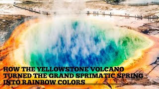 How the Yellowstone Volcano turned the quotGrand Prismatic Springquot into rainbow colors [upl. by Brandes]