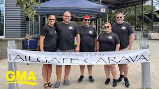 Volunteer group hosts tailgate events for charities [upl. by Notsirk]