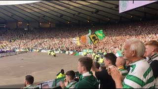 JOTA ON THE WING SONG celtic fans v rangers Scottish cup 2022 [upl. by Nosimaj]