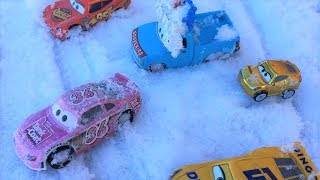 Cars 3 Random Adventures Snow Day [upl. by Nojad]