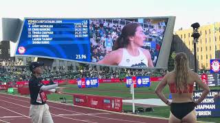 Heptathlon 200m Heat 3 2024 US Olympic Trials [upl. by Stila]