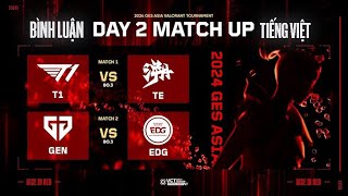 TRỰC TIẾP Gwangju Esports Series Asia 2024  T1 vs TE  GENG vs EDG [upl. by Rossner]