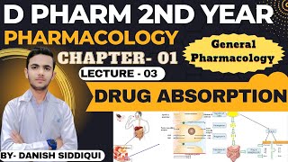 Ch01L3 Drug Absorption  Pharmacology D Pharm 2nd Year drugabsorption exitexam result dpharm [upl. by Niobe]