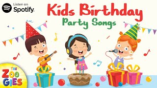 Kids Birthday Party Songs by The Zoogies [upl. by Llennhoj]