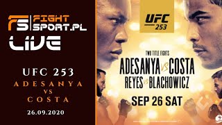 UFC 253 BŁACHOWICZ VS REYES LIVE [upl. by Malvin]