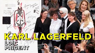 KARL LAGERFELD PAR SES PREMIERES DATELIER Par Loic Prigent [upl. by Fonz]