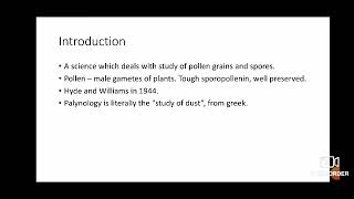 Botany Taxonomy in relation to palynology [upl. by Hokanson852]