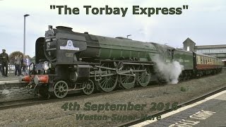 60163 Tornado On The Torbay Express 4th September 2016 [upl. by Ennail]