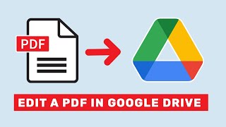 How to Edit a PDF in Google Drive [upl. by Knowling]