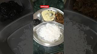 Dahi baiganpotol aloo bhajirice amp pickle food recipe youtube shorts [upl. by Jegar]