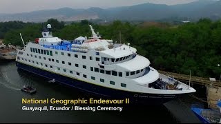 Christening National Geographic Endeavour II [upl. by Atinele]