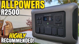 A Great LiFePo4 Power Station  Allpowers R2500 Portable Power Station Review [upl. by Kappenne]