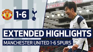 EXTENDED HIGHLIGHTS  MANCHESTER UNITED 16 TOTTENHAM HOTSPUR [upl. by Ecela95]