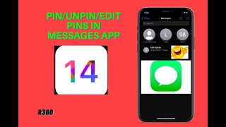 How to PinUnpin or Edit Pins in Messages in iOS 15 on iPhone and iPad [upl. by Ahsened361]