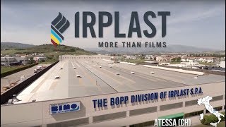 Irplast SpA – BOPP film production plant [upl. by Orhtej]