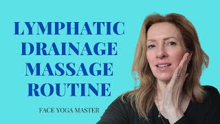 How To Drain Lymphatic Fluid From Face [upl. by Alrats]