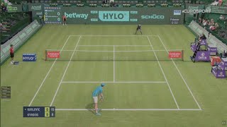 Tennis Elbow 4  PS5   KARLOVIC vs KYRGIOS  Halle Open  quotDoctorquot Ivo in Prime🥎🥎🥎 [upl. by Isador]