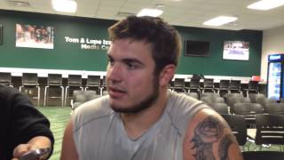 Michigan State OT Jack Conklin I can get so much better even still now [upl. by Snook]