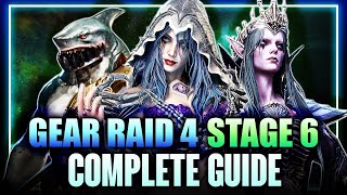 Gear Raid IV Stage 6  FULL GUIDE  PlacementsBuildsExplanations  Most Technical Content in WoR [upl. by Norrv]