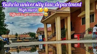 Why it’s difficult to Get admission in Law  Bahria university [upl. by Eemyaj]