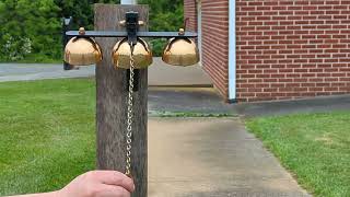 Garden Bell for gardens stores gates churches and beautiful door bells [upl. by Oiramed]