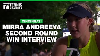 Mirra Andreevas Maturity  Cincinnati Second Round [upl. by Misha]