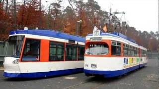 Straßenbahn Darmstadt  Impressionen November 2011 [upl. by Anelegna]