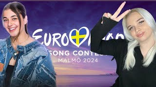 REACTION LUXEMBOURG EUROVISION 2024 TALI “FIGHTER” but what demons are we fighting 🇱🇺 [upl. by Oninrutas]