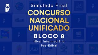 Simulado Final CNU – Bloco 8  Nível Intermediário  PósEdital [upl. by Barde]