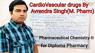 Cardiovascular Drugs By Avrendra Singh [upl. by Ellinad]