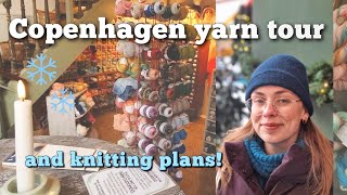 Copenhagen yarn shop tour and winter knitting plans ❄️ cosy travel and craft podcast ☕️ [upl. by Reider337]