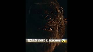 KING KONG REACTION 😆 SHIMO KONG FIRST MEET 2024 godzillaxkongthenewempire kingkong shorts fyp [upl. by Elbart257]