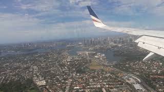 COMING INTO SYDNEY ON VIRGIN AIRLINES FLIGHT FROM BRISBANE 149 pm Sat March 23rd 2024 AEST [upl. by Ongun]