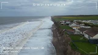 Skipsea Holderness Coast Flyby [upl. by Fenner]