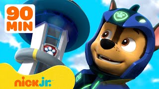 Ryder Calls PAW Patrol Pups to the Lookout Tower 4 w Chase  90 Minute Compilation  Nick Jr [upl. by Eladnwahs]