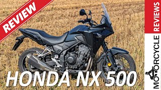 Honda NX 500  Review  pros amp cons [upl. by Ilehs]