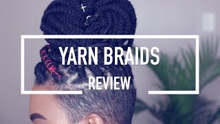 Yarn Braids with shaved sides complete style UNDER 20 [upl. by Willmert]