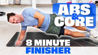 8 Minute Abs amp Core Finisher  The Body Coach TV [upl. by Martino383]