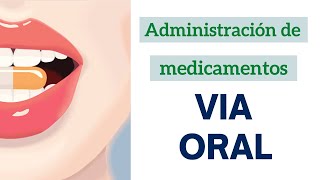 VIA ORAL en administración de medicamentos💊seguridadysalud [upl. by Bianchi]