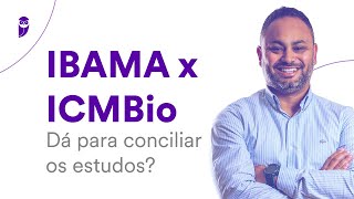 IBAMA x ICMBio Dá para conciliar os estudos [upl. by Ezekiel]