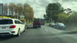 Drive from Takapuna to Glenfield Mall Auckland city New Zealand [upl. by Solitta777]