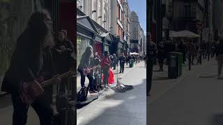 Grafton street Dublin Ireland  Amazing Busker [upl. by Annerol645]