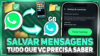 ✅ Como fazer BACKUP DE MENSAGENS e mídias do WhatsApp Passar pra o WhatsApp MOD ou para Celular Novo [upl. by Antebi]