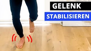 Instabiles Sprunggelenk stabilisieren 🦶 mit diesen 3 Übungen anspruchsvoll [upl. by Edgar]