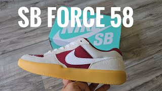 Is this the best Basketball Skate shoe Nike SB Force 58 Skate Sneaker Review [upl. by Ellinnet991]