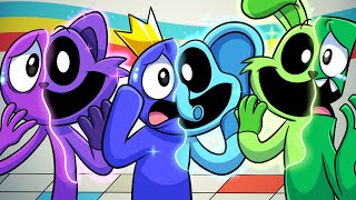 SMILING CRITTERS but theyre RAINBOW FRIENDS Poppy Playtime Chapter 3 Animation [upl. by Ahsitul]